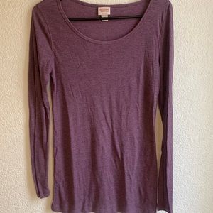 Mossimo large purple long sleeve shirt